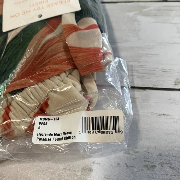 NWT Show Me Your Mumu Hacienda Maxi Dress in Paradise Found Chiffon - Picture 4 of 8